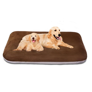 Magic Dog Super Soft Extra Large Dog Bed, 47 Inches Orthopedic Foam Dog Beds for XL Dogs, Jumbo Pet Bed with Anti Slip Bottom, Dog Sleeping Mattress with Removable and Washable Cover, Dark Brown