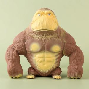 Gorilla Squishy Toy  Big Stretchy Stress Relief Toy for Kids & Adults, 8" Funny Monkey Fidget Filled with Quartz Sand, Soft Squeeze Sensory Toy for Relaxation & Hand Exercise Gift