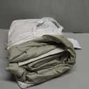 Threadmill Cotton Queen Sheet Set | 100% Cotton Sheets for Queen Size Bed | Solid Sateen Queen Bed Sheets Set with 16 Deep Pocket | Soft Breathable 4-Piece Cooling Bedding Sheet Set | Sage Green