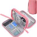 CAOODKDK Electronic Organizer Travel USB Cable Accessories Bag/Case,Waterproof for Power Bank,Charging Cords,Chargers,Mouse,Earphones Flash Driver