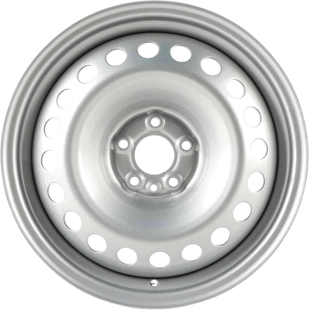 New Replacement Rim 16x6.5 inch 16"x6.5" Wheel Rims Fit for 2015 2016 2017 2018 2019 2020 2021 2022 Dodge Promaster City, Painted Silver Wheel Rim OE Direct Replacement Rims