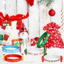 Morcheiong 40 Pieces Merry Christmas Rubber Bracelets Silicone Wristbands for Holiday Party Goodies Bags Stuffers Filler Favors Classroom Prizes School Class Exchange Supplies