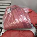 CAR PASS Bling Diamond Burgundy Leather Car Seat Covers Full Sets Interior Sets, Waterproof Shining Glitter Sparkly Crystal Universal Armrest Fit Automotive Truck SUV Cute Women Girl, Red Rhinestone