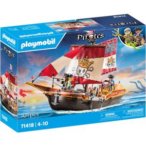 Playmobil Pirate Ship, One Size
