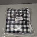 Honoson Christmas Kitchen Towels Ultra Absorbent Dish Quick to Drying Buffalo Plaid Hand Towel Polyester Cleaning Tea Towels for Home Washing Drying Dishes Kitchen Supplies(Black, White,Stylish)