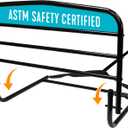 Stander 30 inch Safety Bed Rail, Folding Guardrail for Adults, Seniors, and Elderly, Bedside Stand Assist Bar, Fits King, Queen, Full, and Twin Beds, ASTM Safety Approved Bedrail