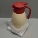 AceChef 40.5 Oz Thermal Coffee Carafe, Vacuum Insulated Glass Lined Coffee Thermos, 1.2Liter Tea Pot with Lid, Heat Retention for Coffee & Tea (Yellow)