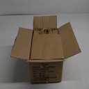 Oikss 100 Pack 5.25x3.25x8.25 Inch Small Plain Natural Kraft Paper Gift Bags with Handles Bulk for Birthday Party Favors Grocery Retail Shopping Business Goody Craft Bags Cub Sacks (Brown 100 Count)