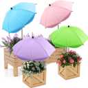 Plant Umbrellas for Outdoor Plants, 26" Larger Plant Shade for Potted Plants and Garden Beds, 40" Adjustable Angle Sun Protection Shade Cover Garden Umbrella for Plants, Flowers, Vegetables