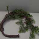 Realistic Vinyl Artificial Cedar Twig Garland for Home and Holiday Decor by Factory Direct Craft - The 72" Long Faux Christmas Cedar Garland is Weather Resistant for Indoor or Outdoor Use