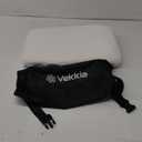 Vekkia Travel Pillow, Camping Pillow with Washable Cover,Portable Memory Foam Pillow, Ergonomic Supportive Pillow with Carry Bag,Ideal for Travel, Backpacking, Hiking, Airplane and Car-M (White)