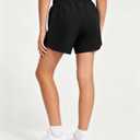JOCMIC Girls Athletic Shorts with Liner 2 in 1 High Waist Running Short for Basketball Volleyball Tennis (S)