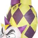 Inflatable Handstand Costume for Adults Halloween Funny Blow-Up Costume (Purple)