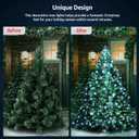 Christmas Tree Lights 280LED 10 Lines Christmas Lights for Tree 8 Lightting Modes for 4 ft-7 ft Christmas Tree, UL Certified Waterproof Indoor Outdoor Christmas Decorations(CoolWhite)