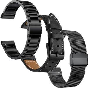 Bands for Fitbit Versa 4, Replacement Watch Strap for Fitbit Versa 4/ Versa 3, Fitbit Sense 2/Sense Bands for Women Men-3 Pack