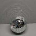 Alytimes Mirror Disco Ball - 8-Inch Cool and Fun Silver Hanging Party Disco Ball Big Party Decorations, Party Design