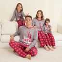 Family Matching Christmas Pajamas Set, Cute Elk Sleepwear for Boys Girls Dad Mum (M)