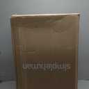 Simplehuman 50 Liter / 13 Gallon Semi-Round Kitchen Step Trash Can with Secure Slide Lock, Black Plastic