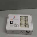 Ivory Unscented 15 Hours Votive Candles Pack of 12