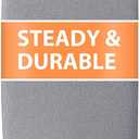 Ironing Board Full Size, 4313 Folding Ironing Boards, Height Adjustable & Space-Saving Wide Iron Board with Heat-Resistant Cover, Thick Pad & Heavy Duty Iron Table, for Laundry Room Clothes, Gray