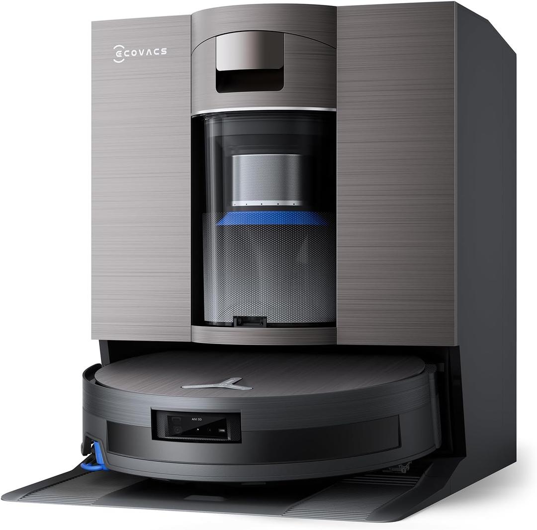 ECOVACS DEEBOT X11 Robot Vacuum and Mop, PowerBoost Charging, OZMO Roller 2.0 Instant Self-Washing Mop, 19, 500Pa Blast Suction, Bagless Station, AIVI 3D Smart Navigation, for Hardwood, Carpet, Tile