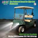10L0L Golf Cart Headlights for EZGO TXT/T48 (2014-Up) - Driver & Passenger Side Replacement, 12V Bright Headlights Direct Fit Gas/Electric Models
