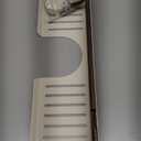 Bathroom Storage Shelves Floating,Modern Kitchen Organizer Faucet Shelf,No Mounted Shower Sink Caddy Organizers,Toothbrush soap Rack (White, 20 inch)