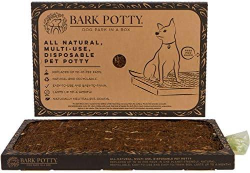 Bark Potty Disposable Dog Potty - Multi-Use, Odor Neutralizing, Non-Leaking - Lasts for Weeks - Indoor/Outdoor