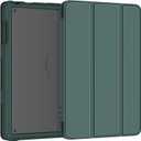 7.1inch Tablet Case Adult Child Friendly DJ&RPPQ with Auto Wake/Sleep and Two Angle Stand, Incompatible with TCL Nokia -Dark Green