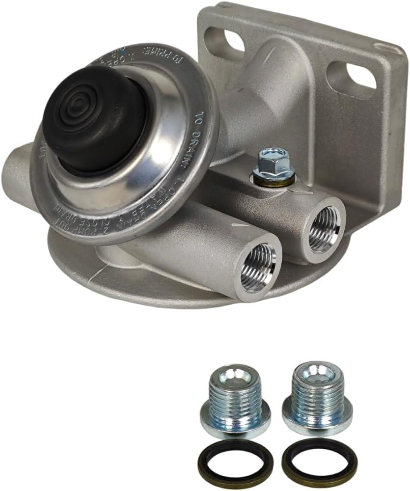 Fuel Filter Housing Flange Prefilter VOE11713138 Compatible with Volvo EC240B EC290B EC210B EC210C L110G EW140D Excavator
