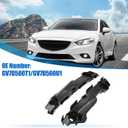 uxcell 1 Pair Left Right Side Front Bumper Mounting Support Bracket No.GV7D500T1/GV7D500U1 for Mazda 6 GH 2007-2012