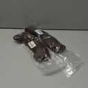 2 x 2 Pcs Armrest Covers for Cars, Cloth Fabric Armrest Protectors Replacement Car Front Seat Arm Rest Covers, Universal Car Interior Accessories (Brown)