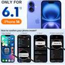 Miracase Compatible with iPhone 16 Case, [Soft Anti-Scratch Microfiber Lining], Compatible with MagSafe, Liquid Silicone Case Shockproof Drop Protection Phone Case for 16,Lavender Gray