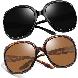 miyya Oversized Polarized Sunglasses Women, Trendy Retro Sun Glasses for Women 2025, Oversized Shades