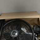 Lasko Pedestal Fan, Oscillating Fan for Bedroom with Adjustable Height and 3 Cooling Speeds, Portable, 18", Black, 1827