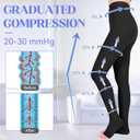 Medical Compression Pantyhose for Women & Men, 20-30mmHg Compression Stockings, Size L