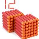 Mega Darts Refills for Mega Guns,72/120 Pcs Mega Dart Bullets Fit for Nerf Mega Guns, Mega Series Blasters, Mega Darts Bulk, Red Darts Fits for Nerf Mega Blasters (0.79in W)
