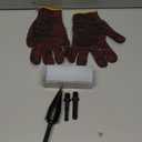 9 Pcs Firewood Splitter Drill Bit Set, 42mm/32mm Firewood Log Splitter with 6 Handles, Detachable Cones Kindling Wood Log Splitter Heavy Duty Drill Bit