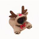 Warm Dog Winter Clothes Cute Fruit Dog Coat Hoodies Fleece Pet Dogs Costume Jacket for French Bulldog Chihuahua Ropa para Perro(Coffee,S)