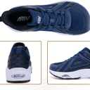 N BESUNEW Mens Wide Toe Box Running Shoes Slip On Orthotic Plantar Fasciitis Tennis Sneakers Arch Support Walking Shoes for Gym Jogging Sports US 8-13