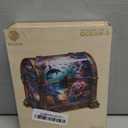 Wooden Puzzles for Adults, Treasure Chest Ocean Wooden Jigsaw Puzzle Unique Shape Animal Wood Puzzles Adult 3D Visual Effect, Birthday Gifts for Puzzle Lovers Family Games (M-11.4 * 11in-190pcs)