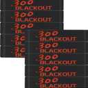 Aolamegs 5/10 Pack Magazine Bands - 5.56 Nato, 300 Blackout, 300 Subsonic, .223 Remington, .308 Winchester, 7.62x39 Magazine Marking Band, Durable Silicone Ammo Caliber Bands for Magazine Identification (2 Colors)