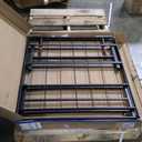 Amazon Basics Bed Frame with Storage, Foldable Metal Platform, Sturdy Steel, No Box Spring Needed, 14 inches High, Tool-Free Setup, King Size, Black