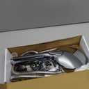 Filtered Shower Head with Handheld, High Pressure 10-Spd Detachable Chrome Showerhead with Stainless Hose, Water Softener Filter Beads for Hard Water - Remove Chlorine, Reduce Dry Itchy Skin (Silver)