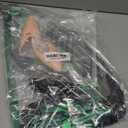 4 Pcs Black Fairy Wings Costume for Adults Women, Gothic Renfaire Accessories Black Antler Crown Elf Ears Fairy Flower Arm Wrap Set, Cosplay Renaissance Goth Wedding Accessory Halloween