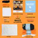 CrochetBox Crochet Kit for Beginners Adults - Halloween Spider and Pumpkin Hanging Starter Crochet Kits with Step-by-Step Video Tutorials and Yarns, Hooks, DIY Craft Gift for Adults and Teen