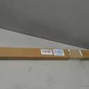 1-3/4" x 36" U Shaped Aluminum Door Sweep with Drip Cap, Screw-On Metal Weather Stripping for Exterior Doors (Silver)