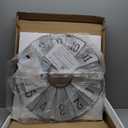 Vantic 24'' Windmill Large Wall Clock, Distressed Metal Clock