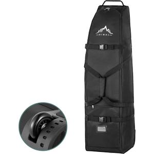 Himal Outdoors SoftSided Golf Travel Bag with Wheels  Heavy Duty 600D Polyester Oxford WearResistant, Excellent Zipper Universal Size