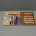 Volnamal Legging Organizer for Closet, Metal Yoga Pants Hangers 2 Pack w/10 Clips Holds 20 Leggings, Space Saving Hanging Closet Organizer w/Rubber Coated Closet Organizers and Storage, Black